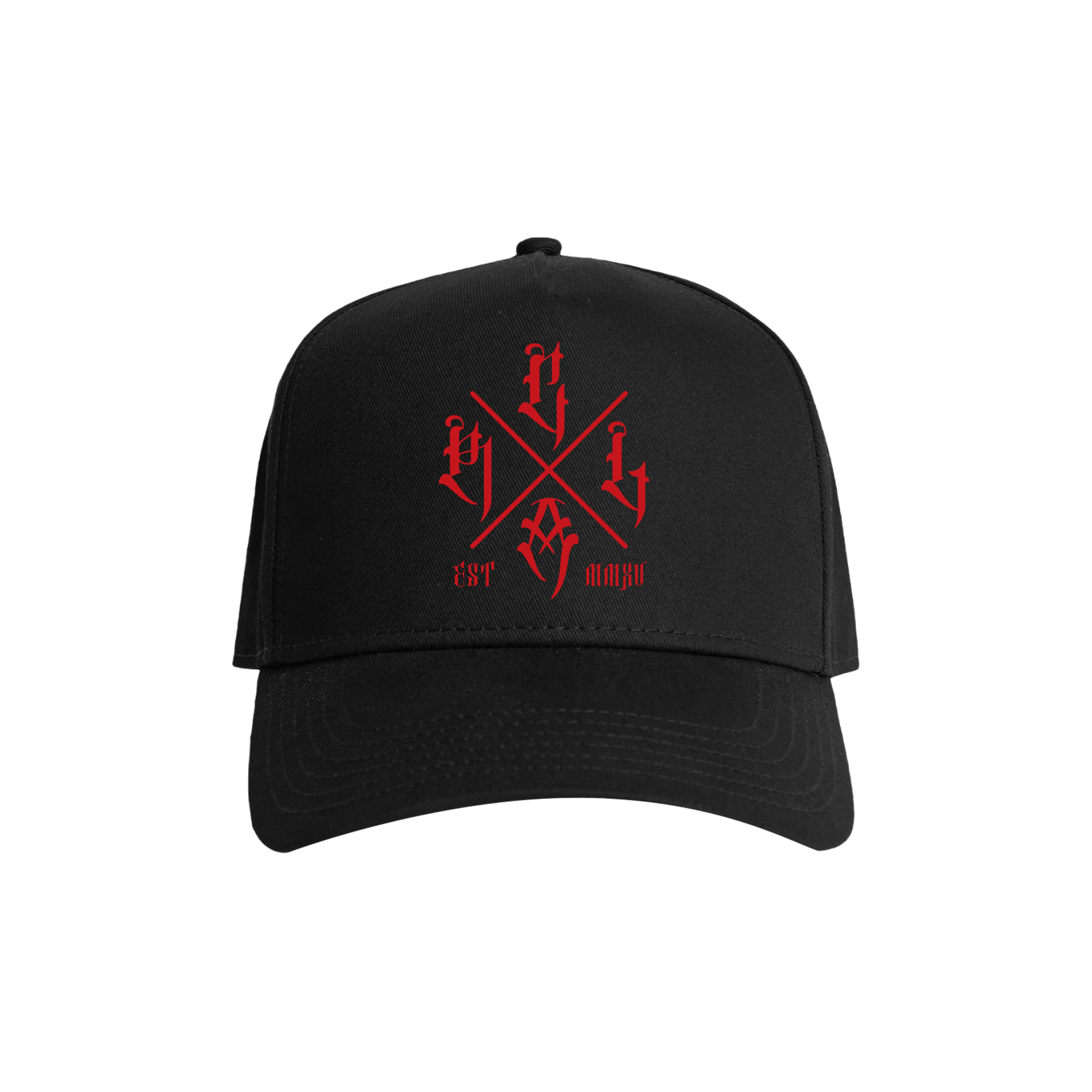 RLCA - Black Hat - Red Logo 3
