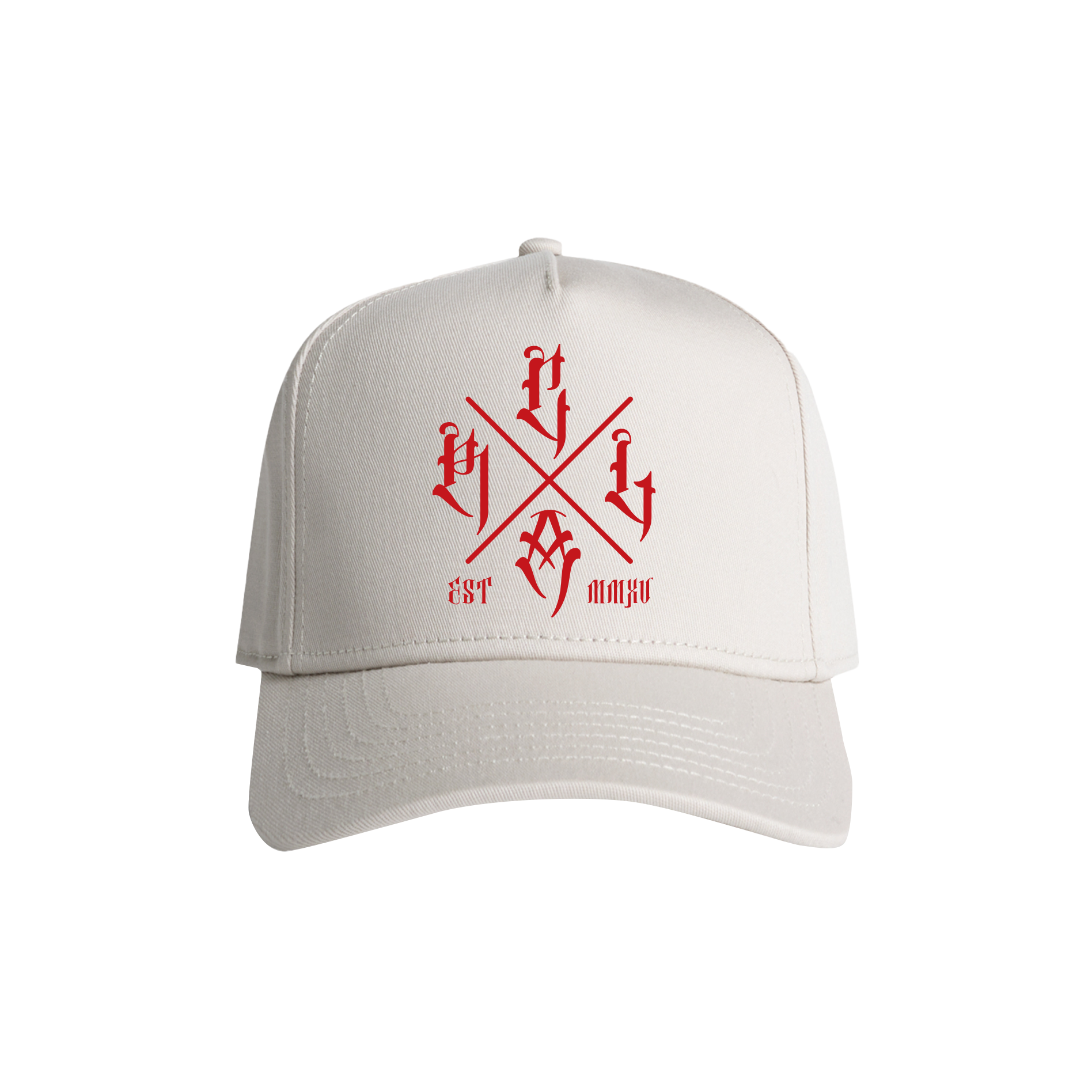 RLCA - Bone Hat - Red Logo 3