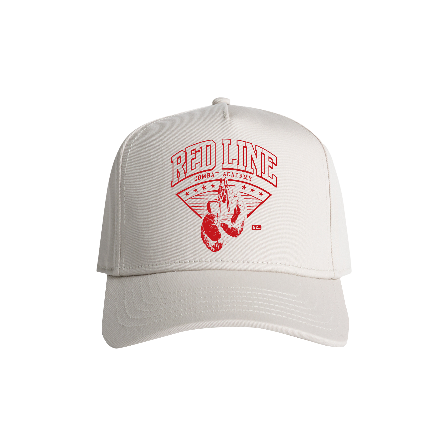 RLCA - Bone Hat - Red Logo 1