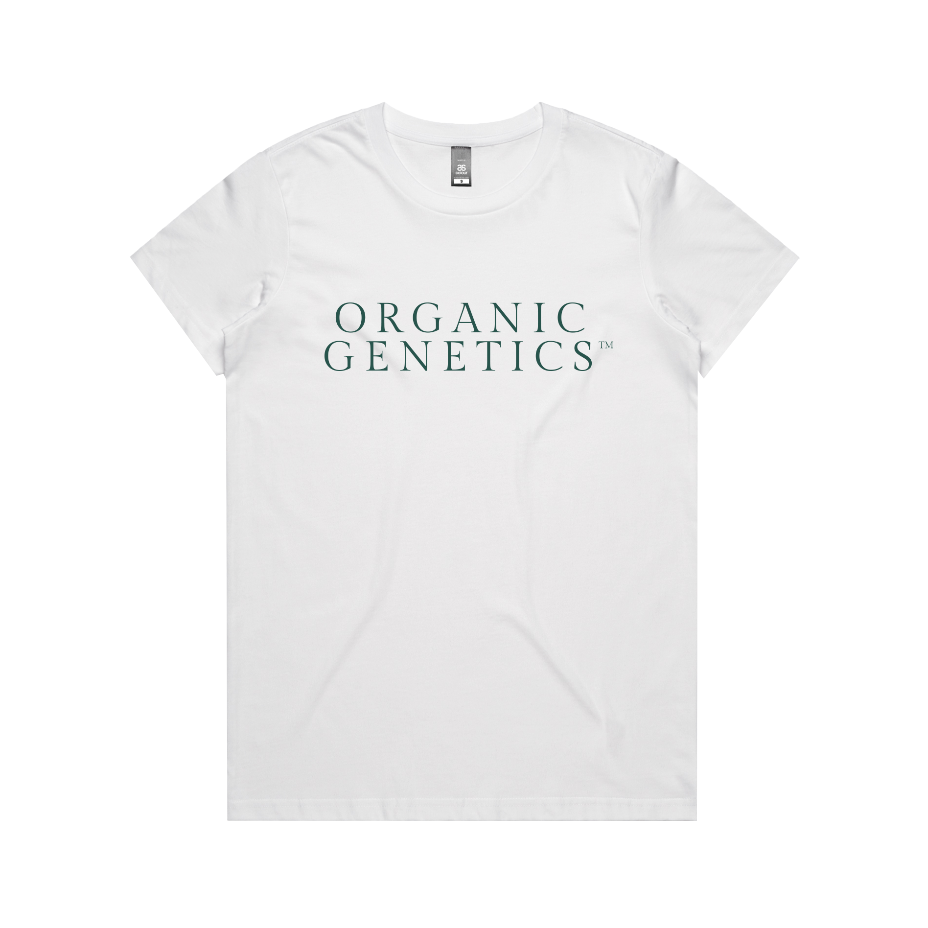 Organic Genetics - Women's White Stacked Tee