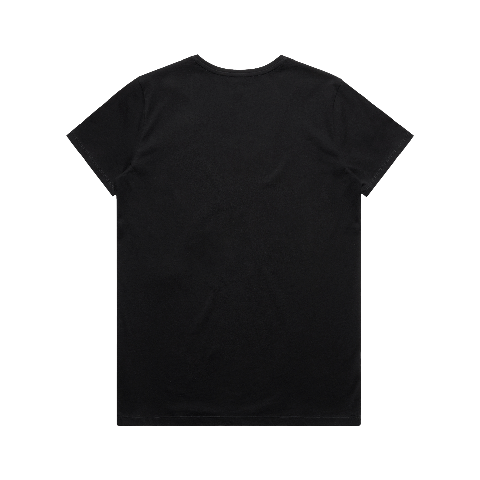 Maloney's Barber - Otis Frizzell - Women's Black Tee - Red Logo