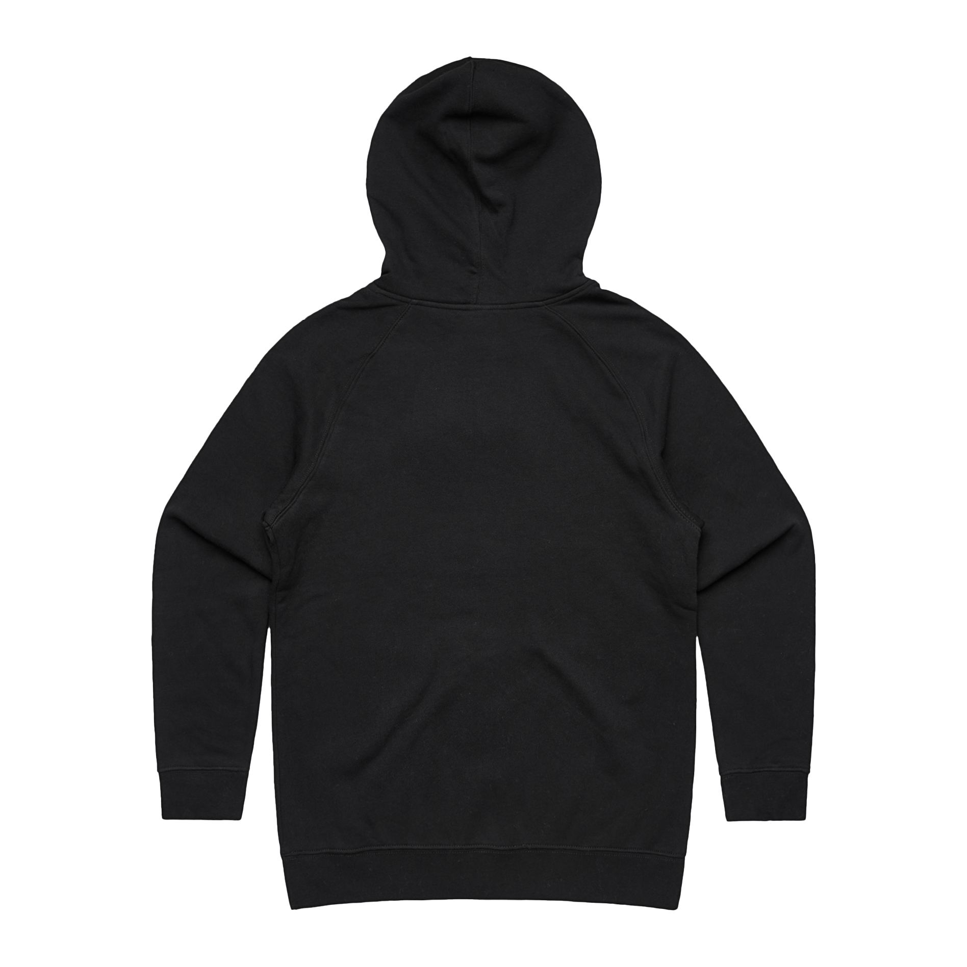 RLCA - Women's Black Hoodie - Red logo 1