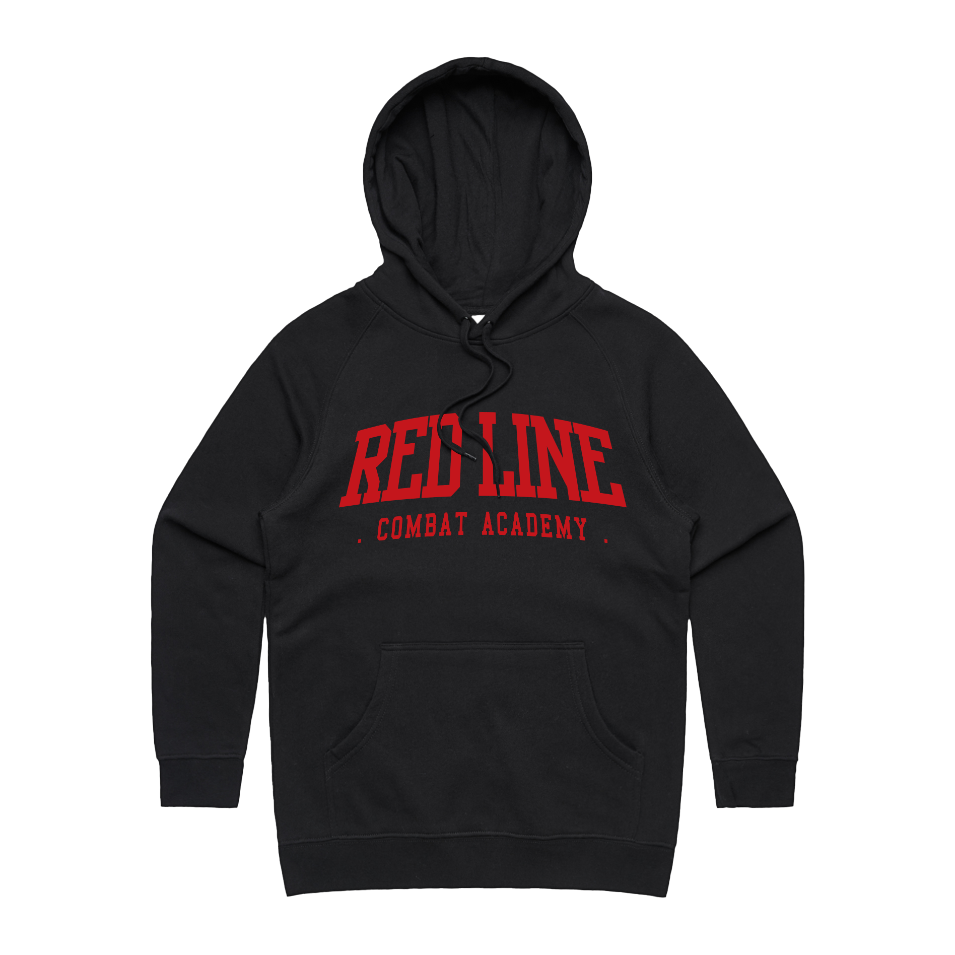 RLCA - Women's Black Hoodie - Red logo 2
