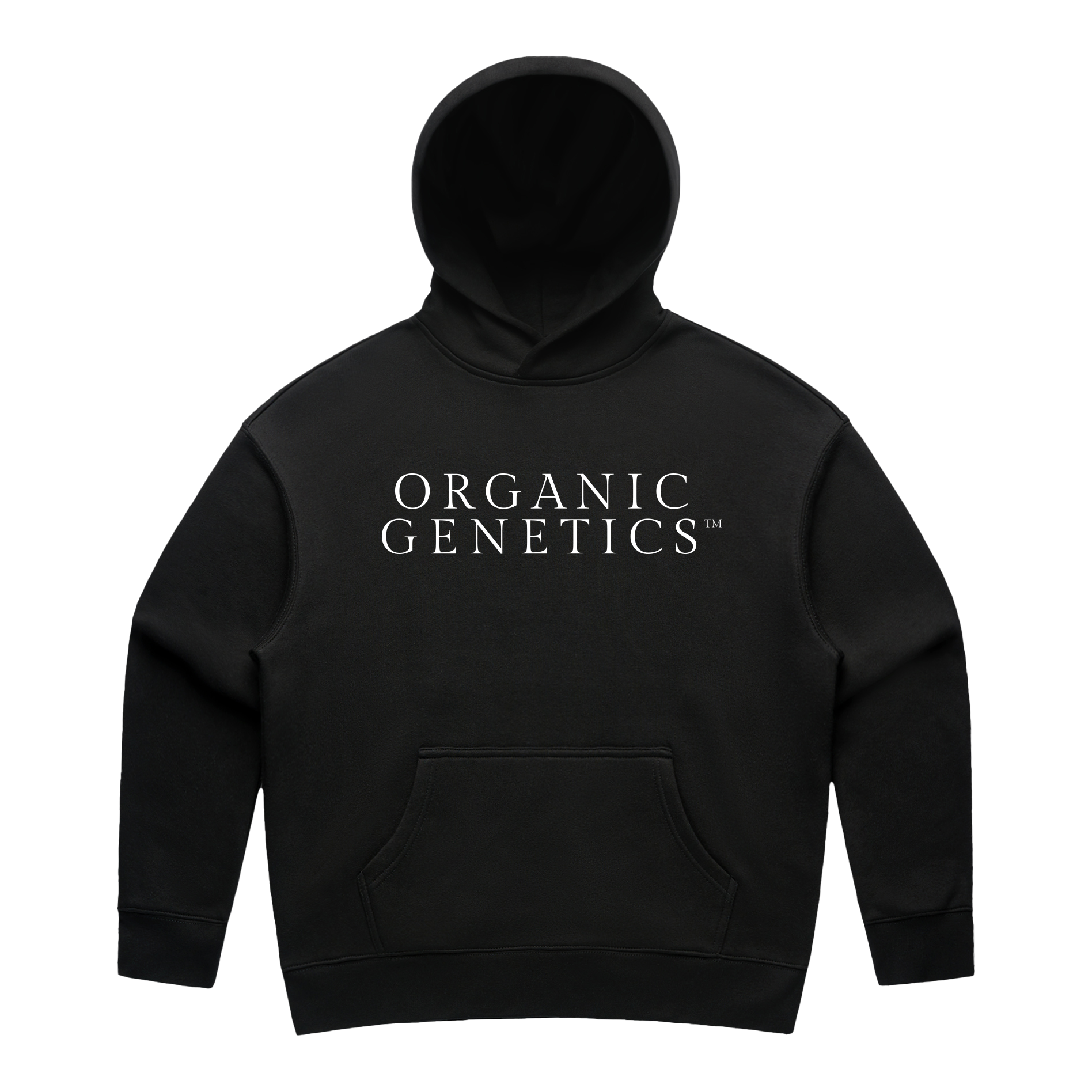 Organic Genetics - The OG Women's Black Stacked Hoodie
