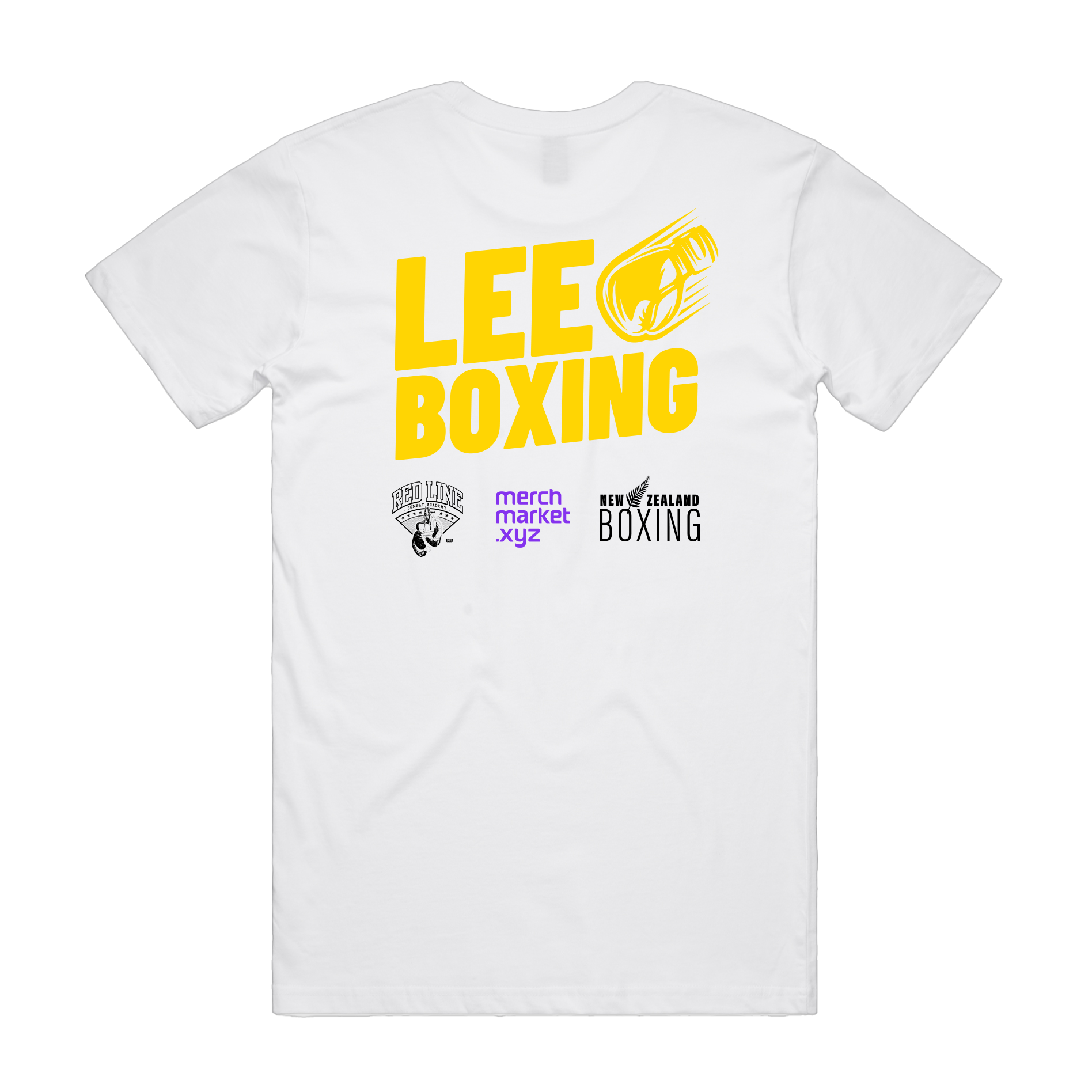 Lee Boxing - Camiseta blanca de aficionado