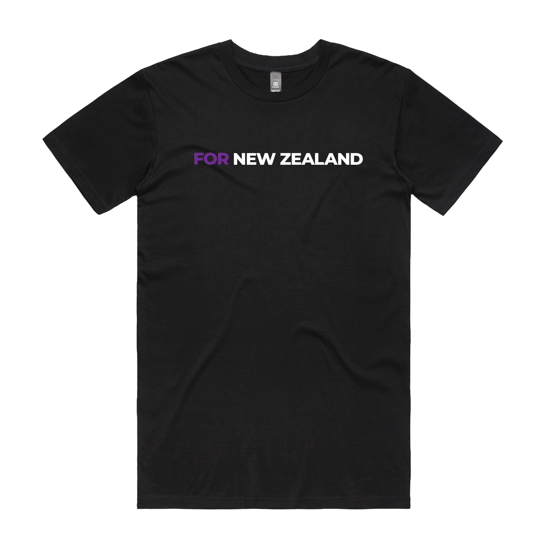 WITH YOU MEN’S BLACK TEE - FOR NZ