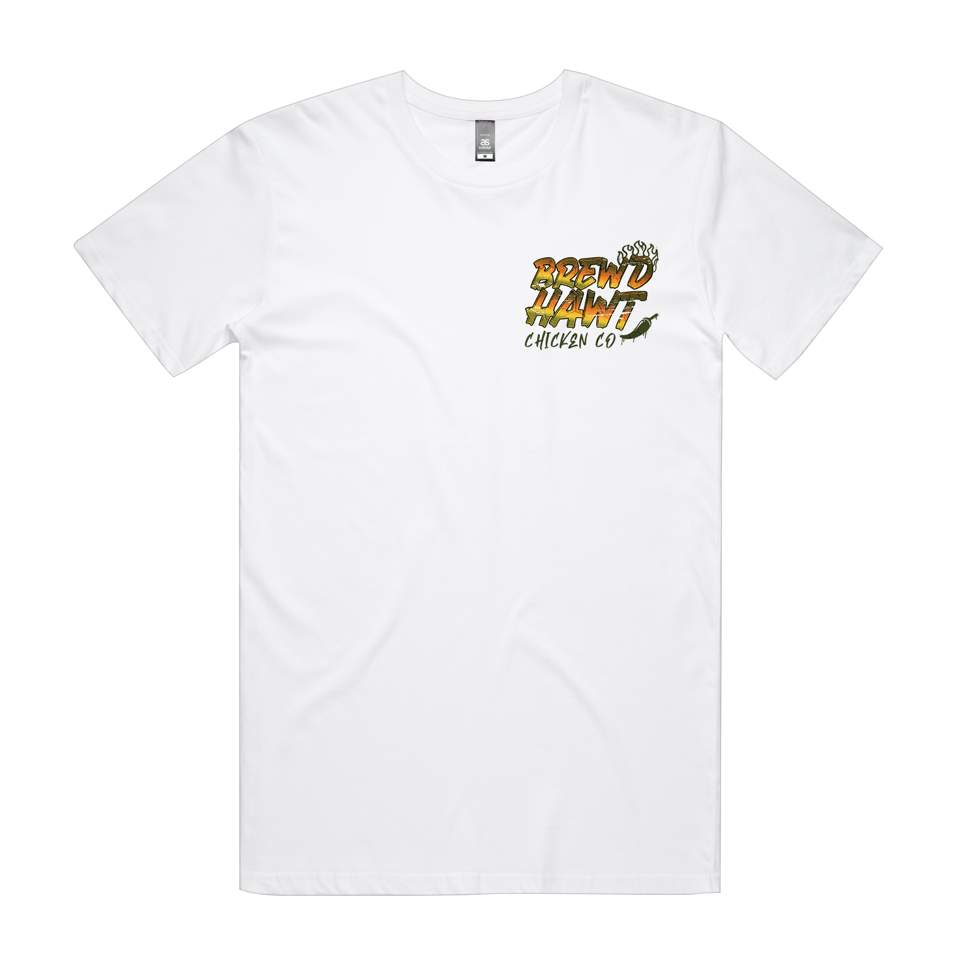 BREWD HAWT - SPICY Men's White Tee