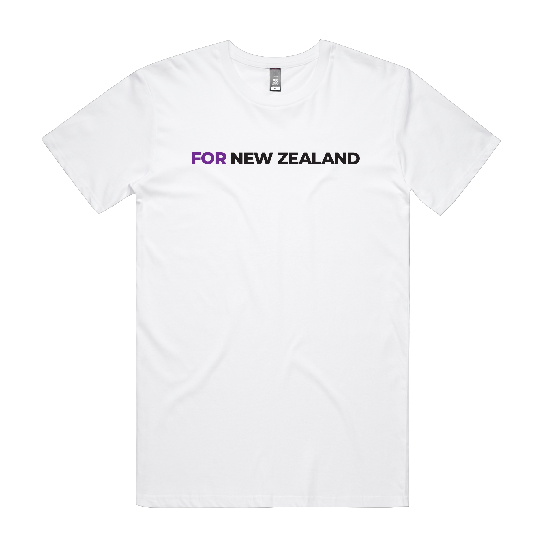 WITH YOU MEN’S WHITE TEE - FOR NZ