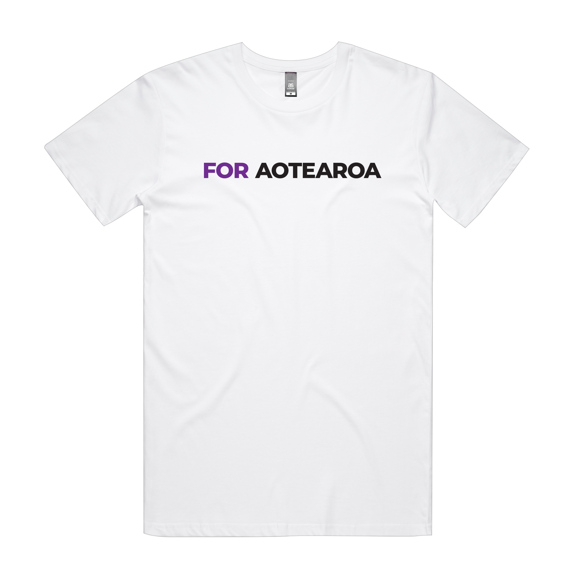 WITH YOU MEN’S WHITE TEE - FOR AOTEAROA