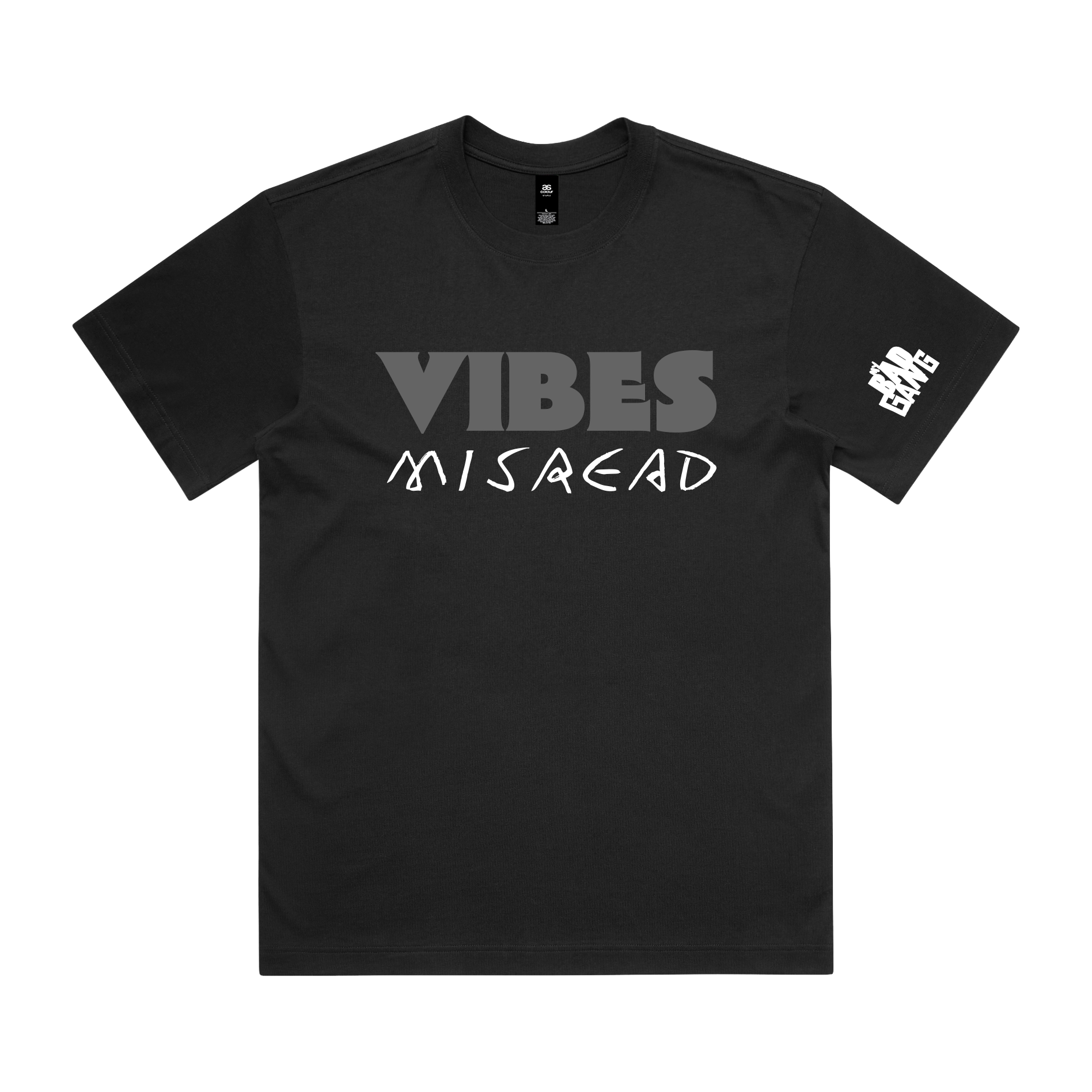 MY BAD GANG - Vibes Misread idk Black Tee