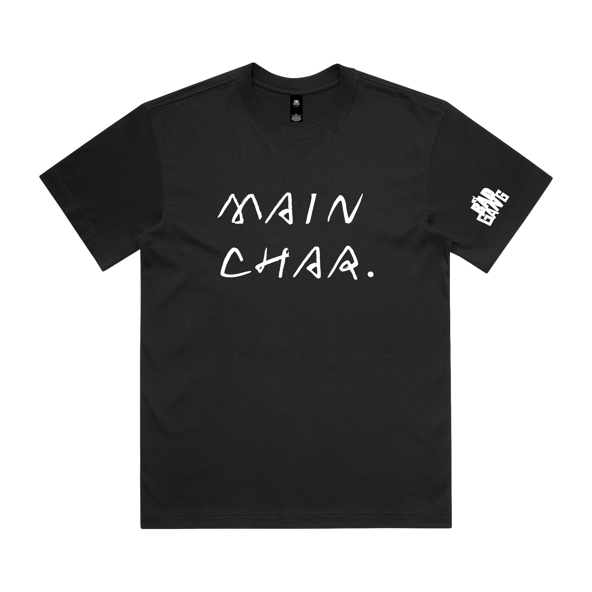 MY BAD GANG - Main Char Energy Black Tee