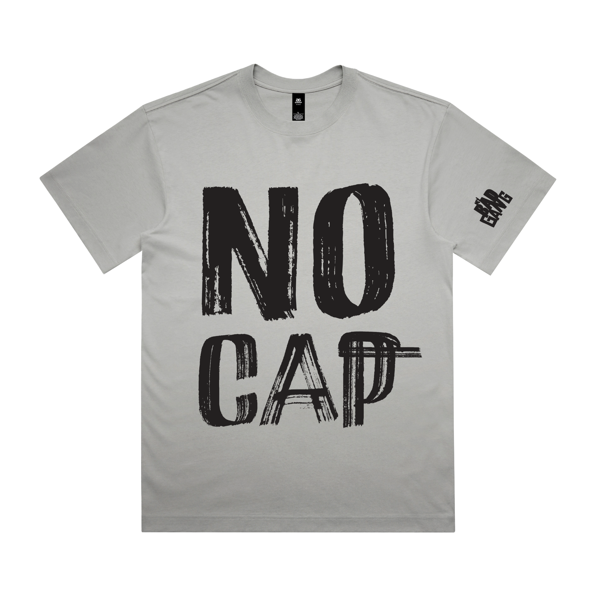 MY BAD GANG - No Cap Behaviour Grey Tee