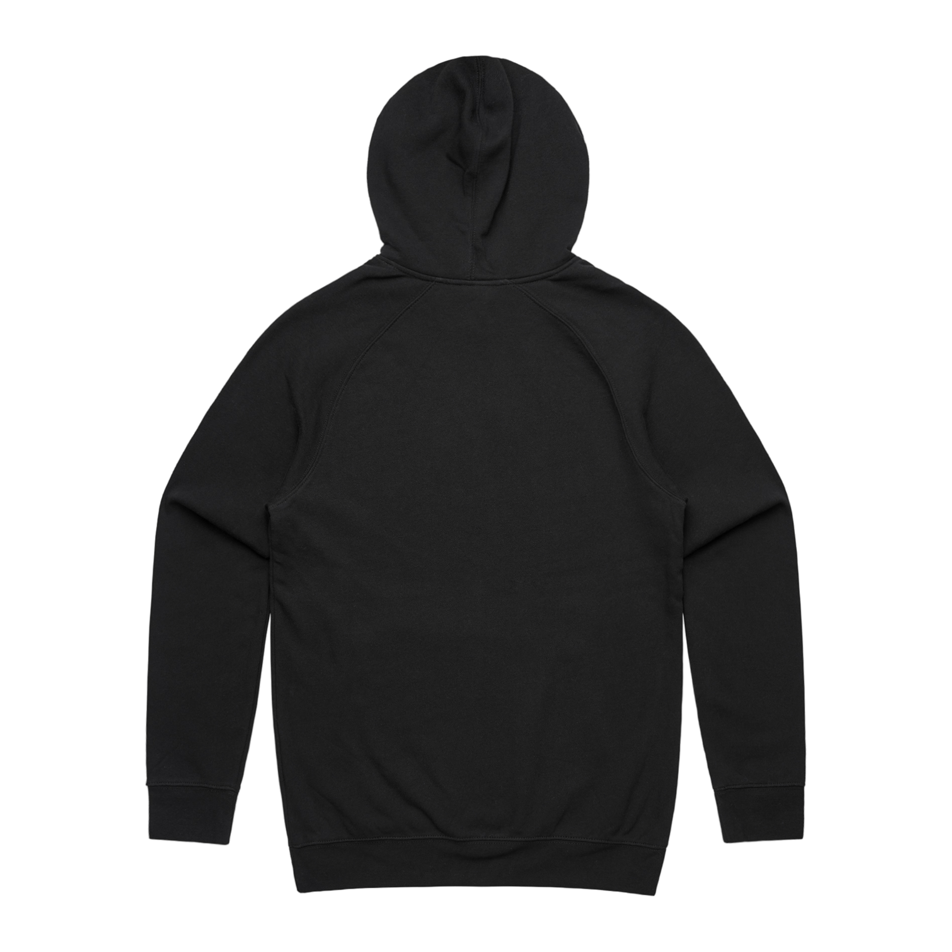Maloney’s Barber - Otis Frizzell - Men's Black Hoodie - Blue Logo