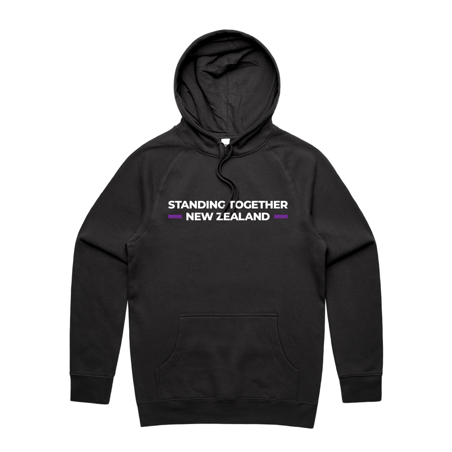 WITH YOU MEN’S BLACK HOODIE - STAND NZ