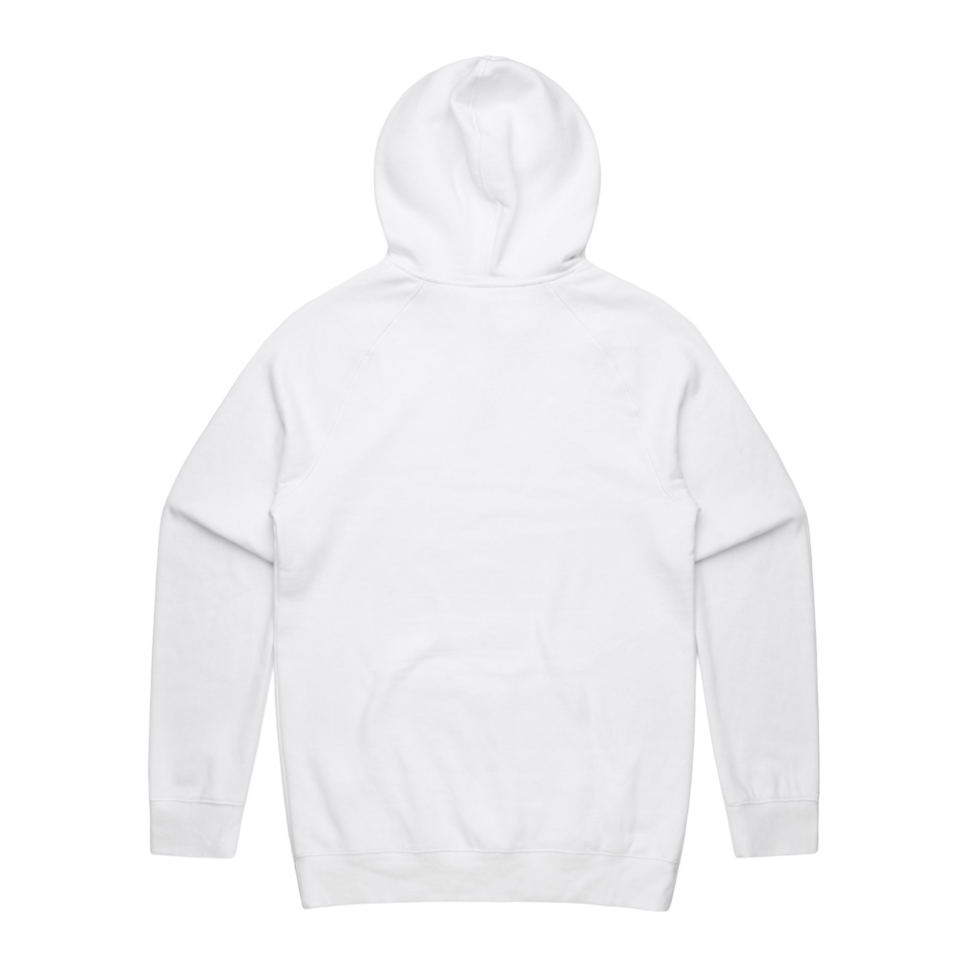 RLCA - Men's White Hoodie - Red logo 1