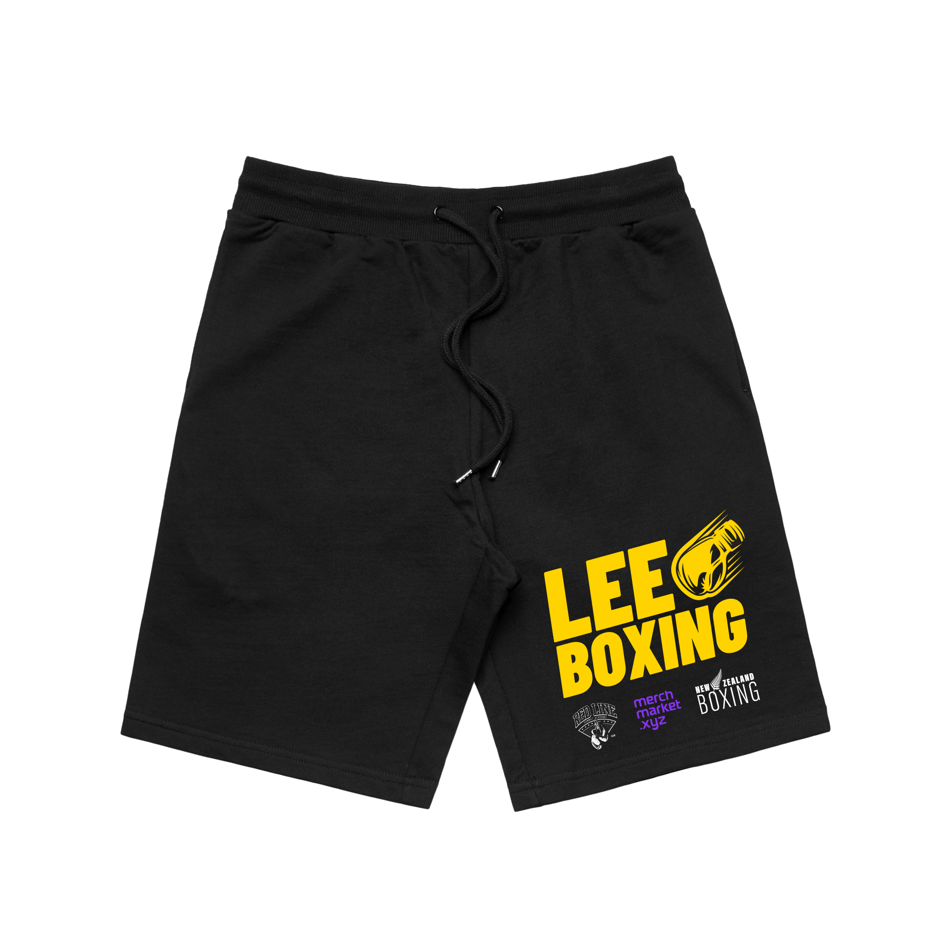 Lee Boxing - Pantalones cortos negros