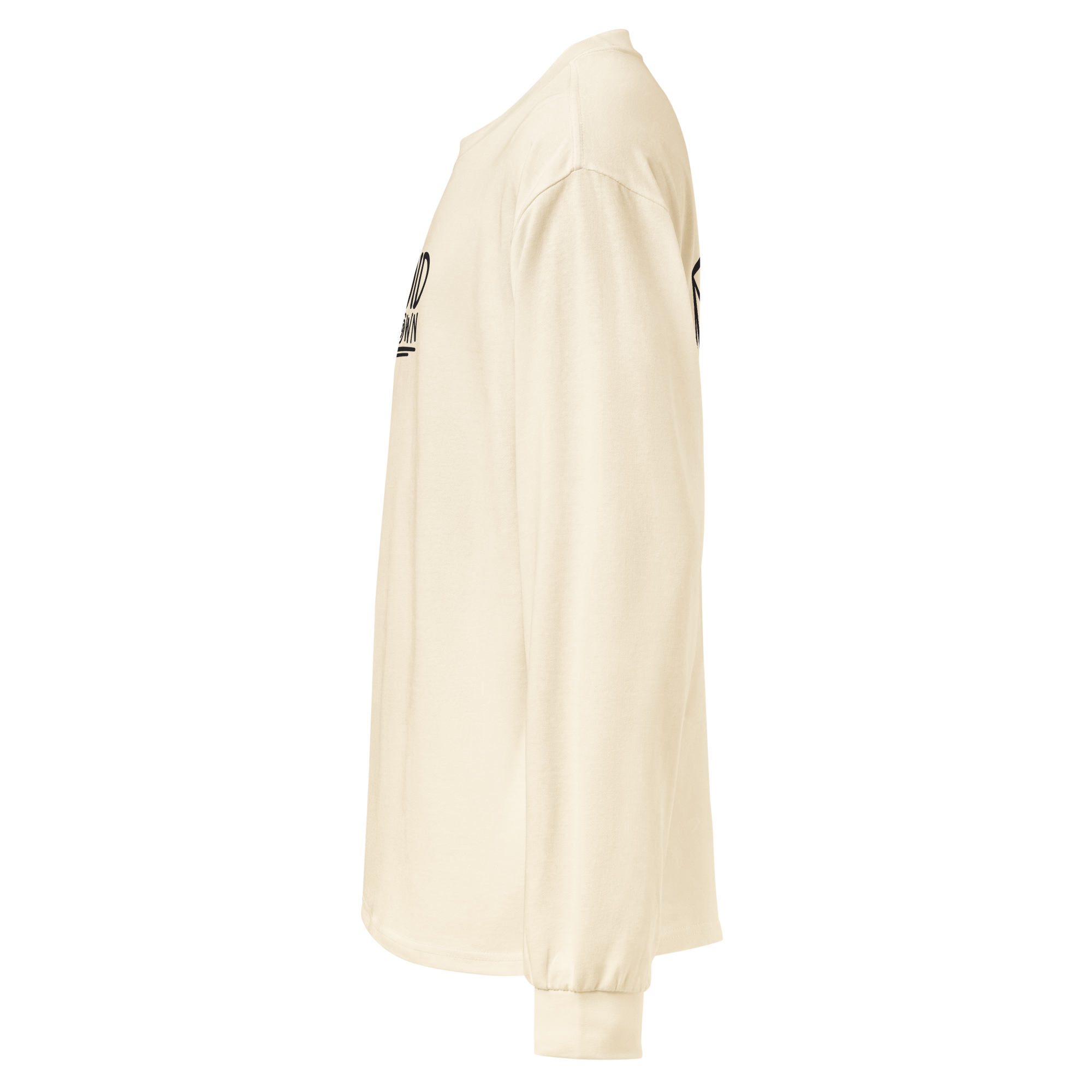 Liquid Lowdown - Ecru Long Sleeve Tee