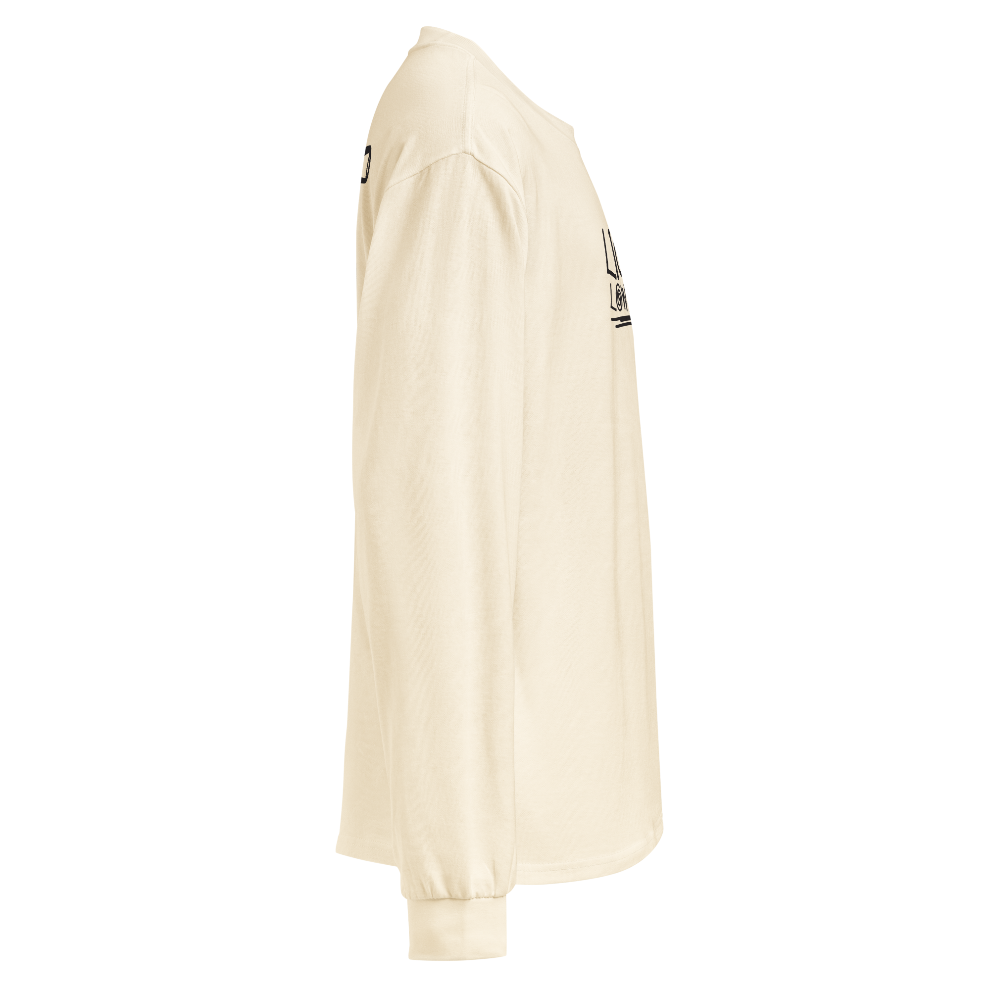 Liquid Lowdown - Ecru Long Sleeve Tee