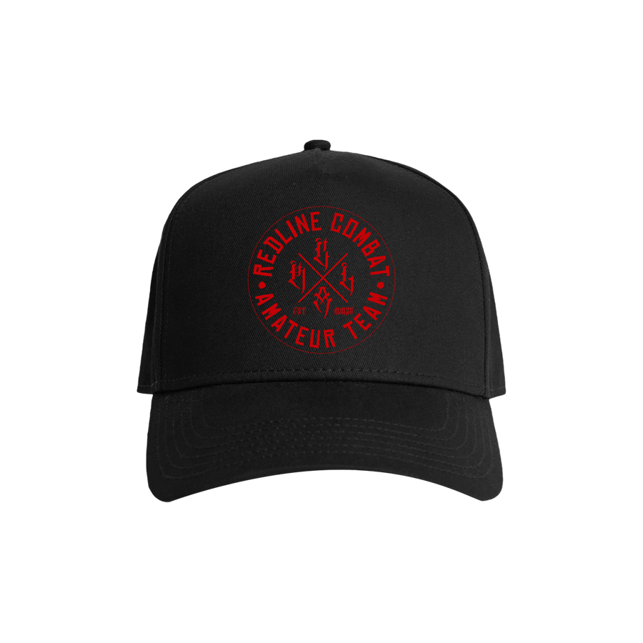 Amateur Team black AS Colour Frame Cap 1160, front view