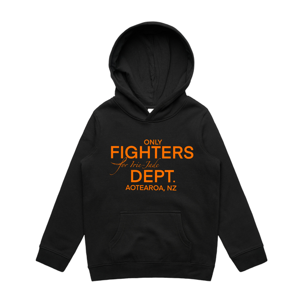 Only Fighters For Irie Jade - Kids Black Hoodie