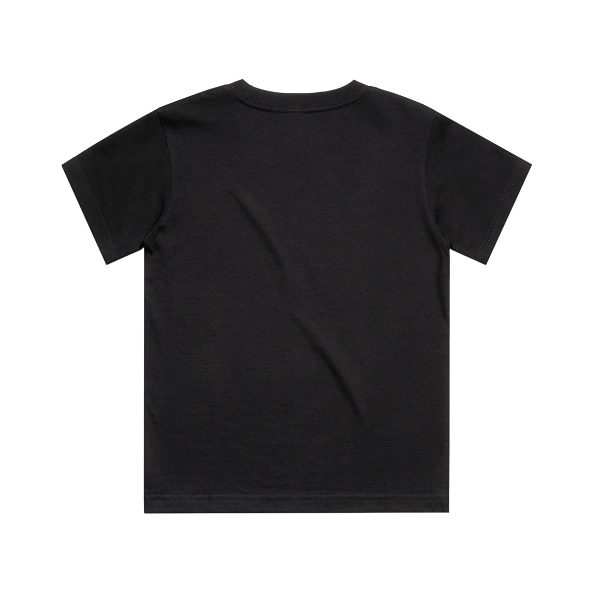 Kids black T-shirt by Red Line Combat Academy with back design, suitable for children, casual and comfortable fit.