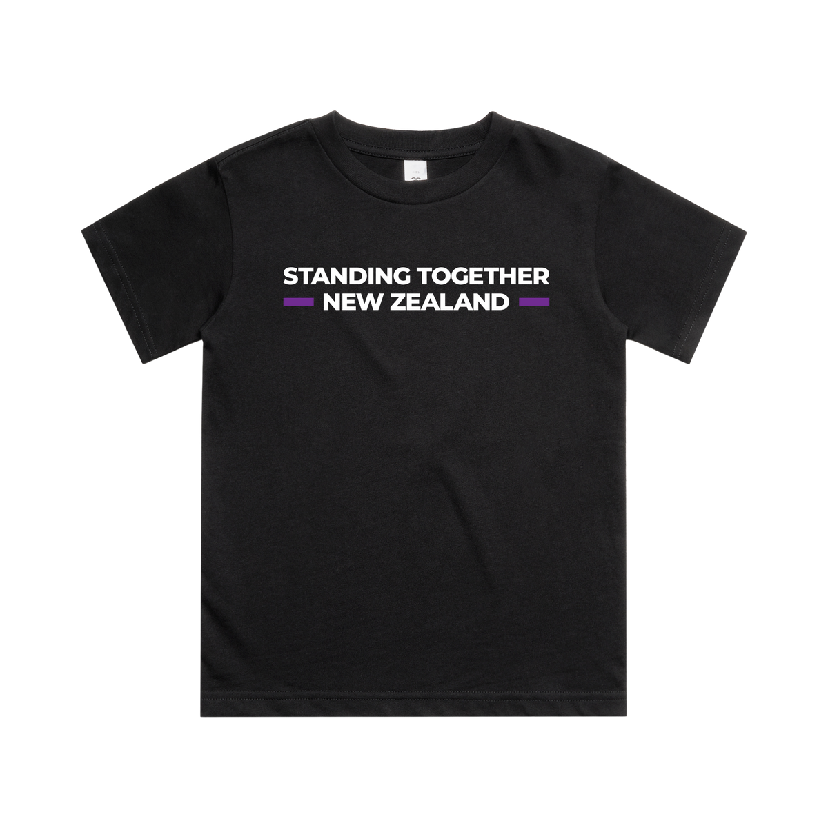 WITH YOU KIDS BLACK TEE - STAND NZ