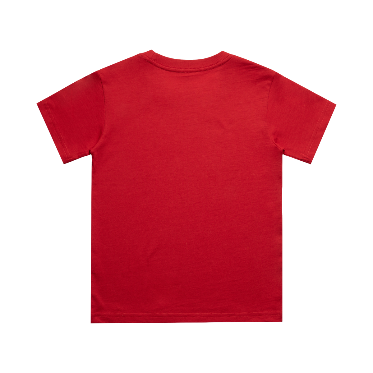 Kids Red Line Combat Academy T-shirt in black, featuring a classic design, shown from the back.