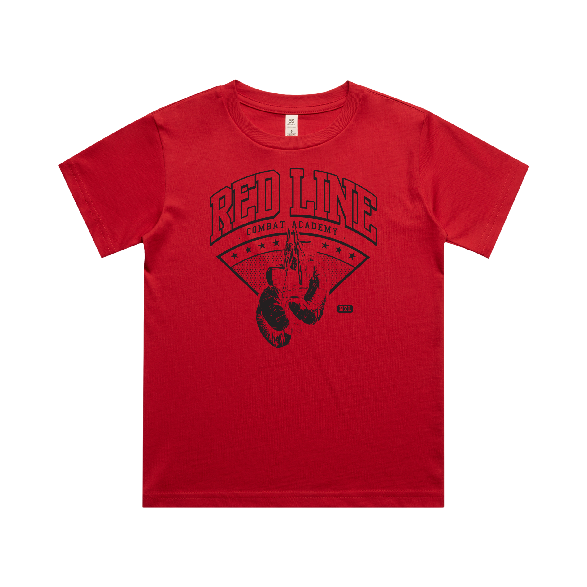RLCA - Kids Red Tee (Black)
