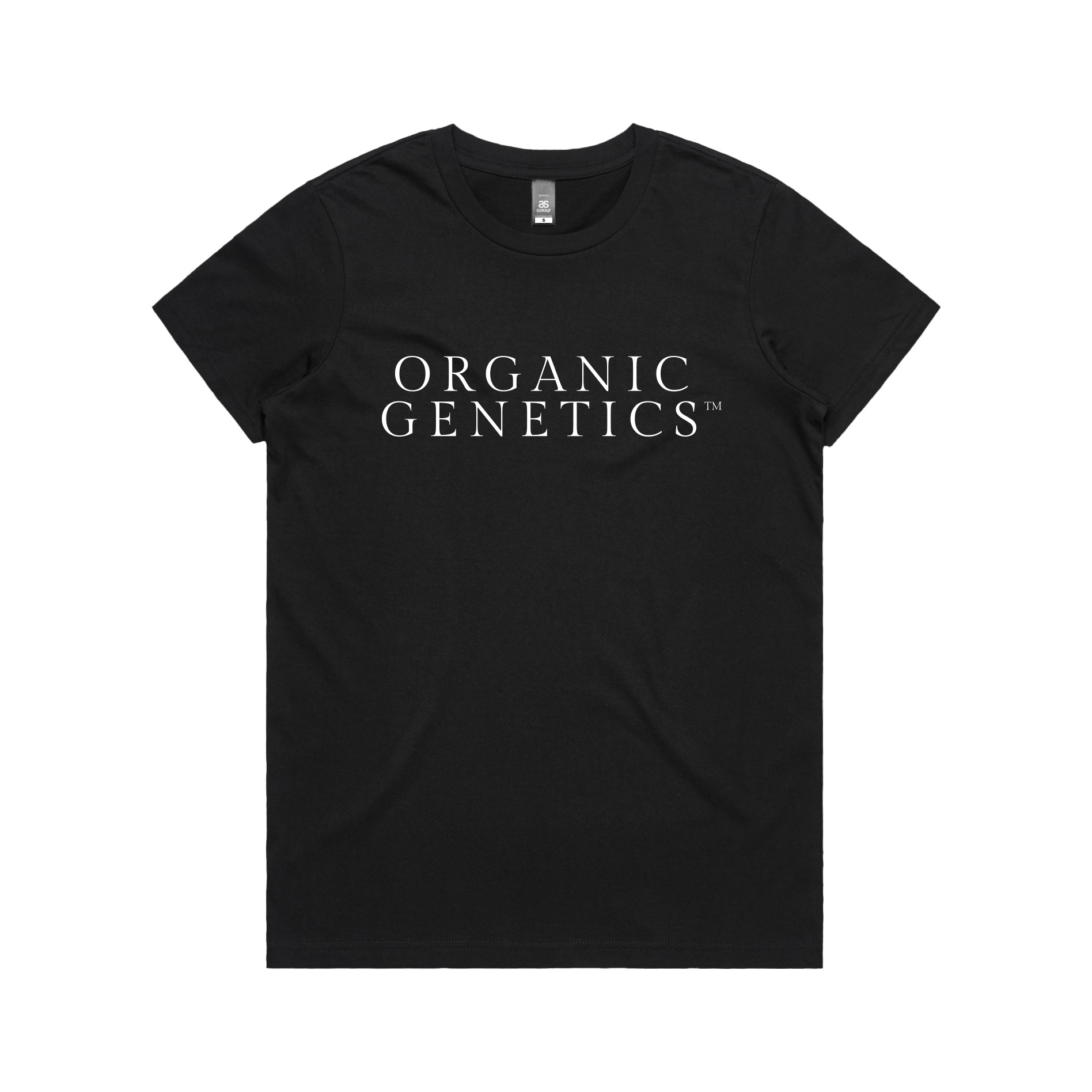 Organic Genetics - Women's Black Stacked Tee