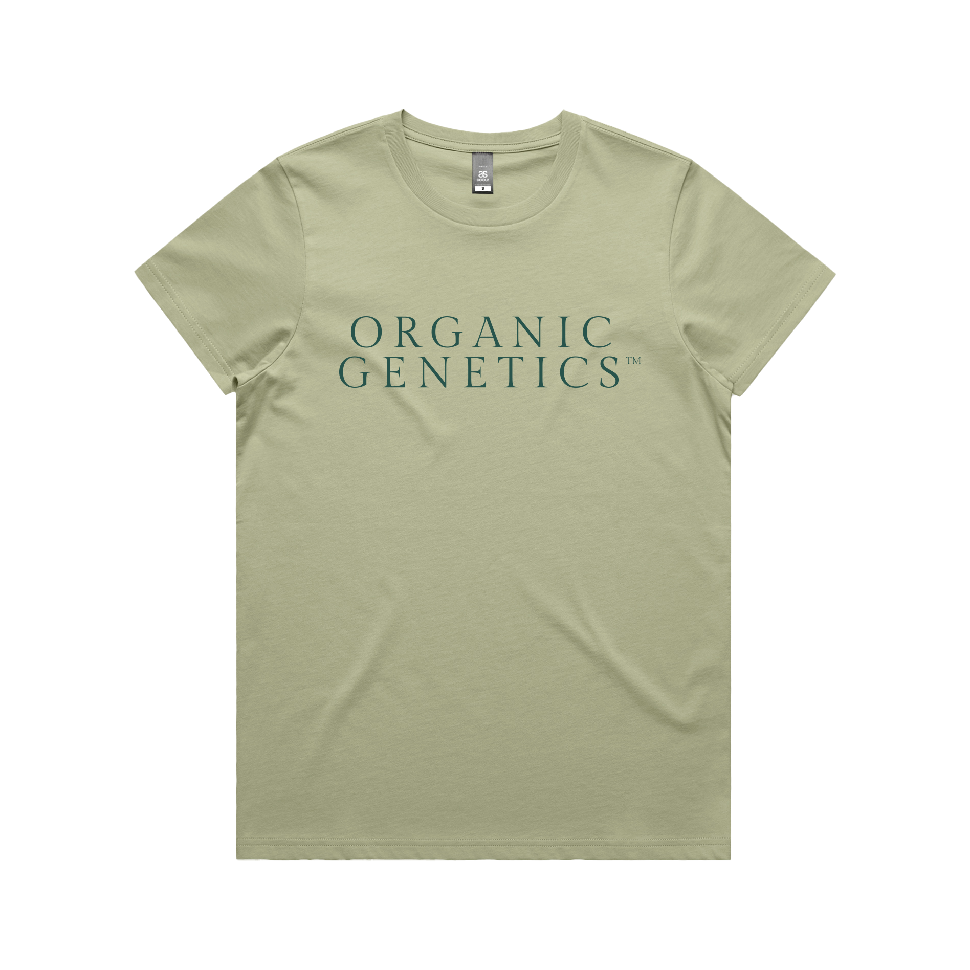 Organic Genetics - Women's Pistachio Stacked Tee