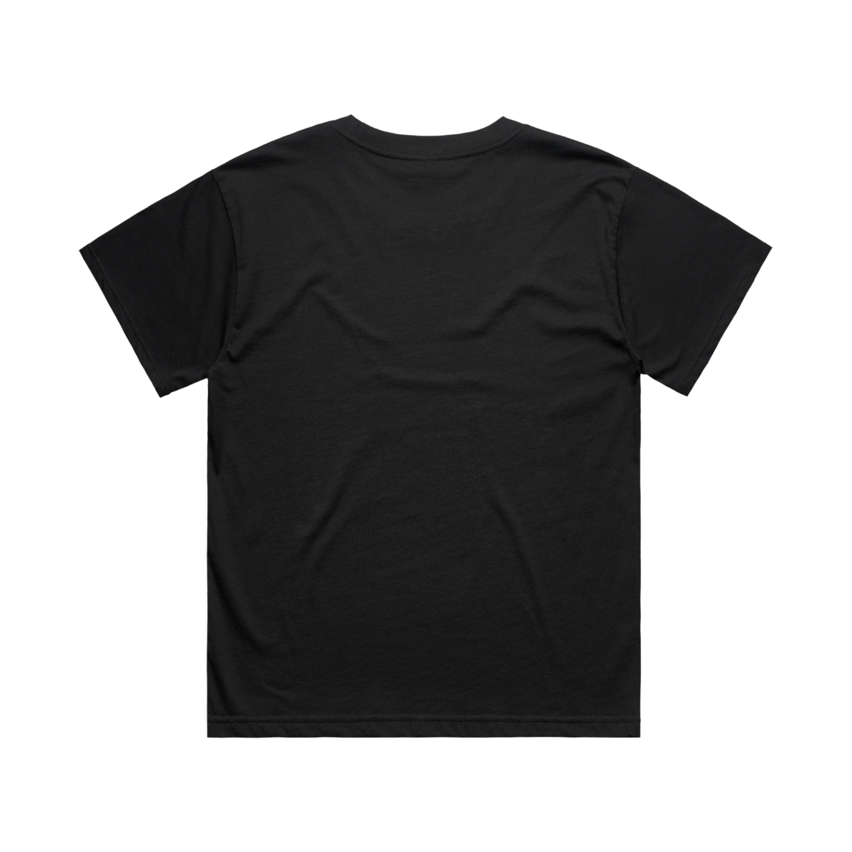 Women's black T-shirt by Red Line Combat Academy featuring a red cross graphic on the back.