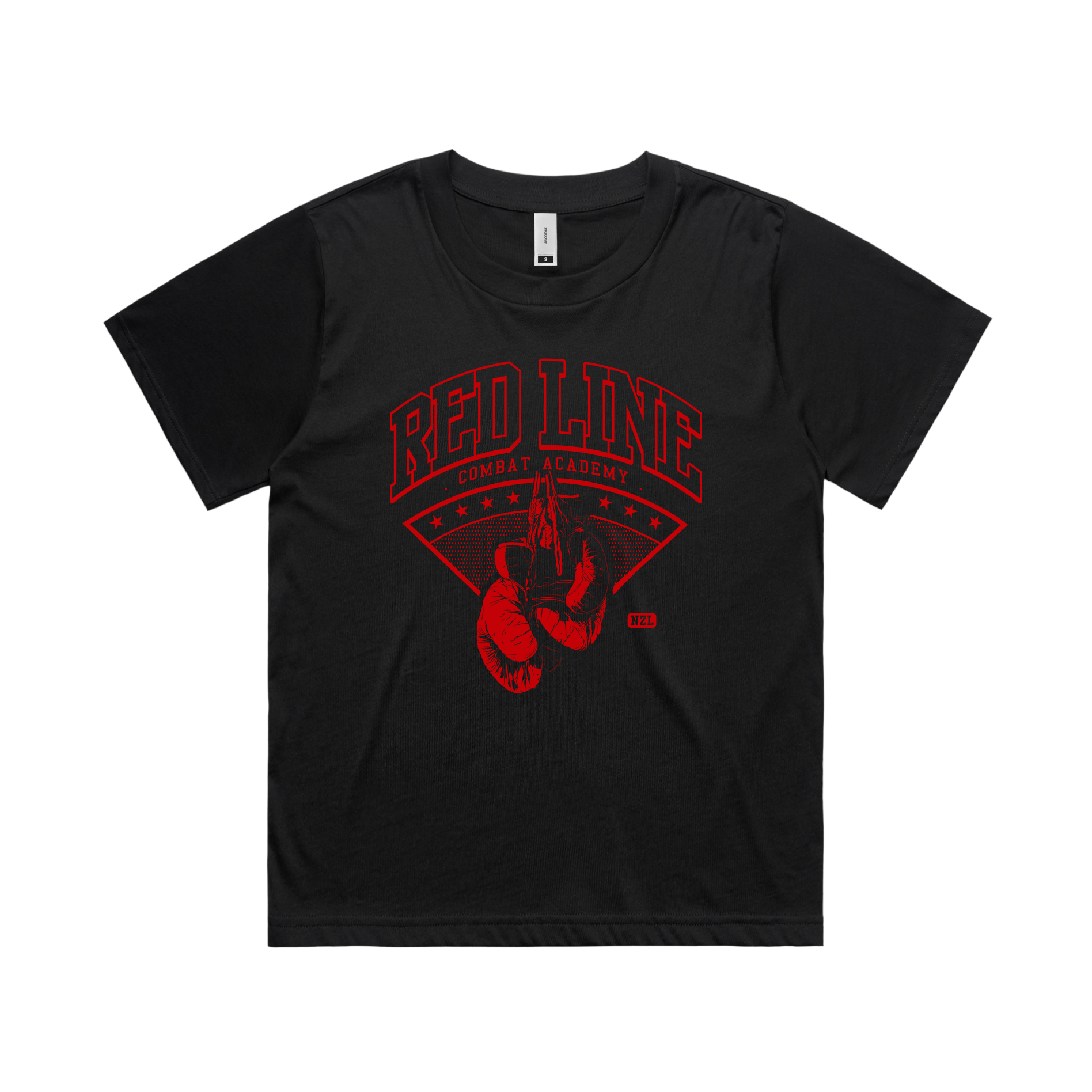 RLCA - Women's Black Tee (Red)