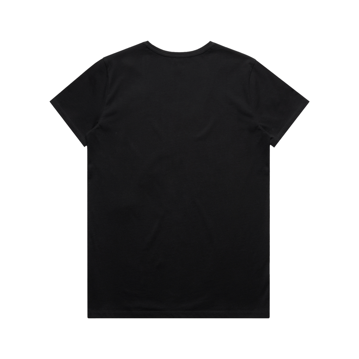Maloney's Barber - Otis Frizzell - Women's Black Tee - Blue Logo
