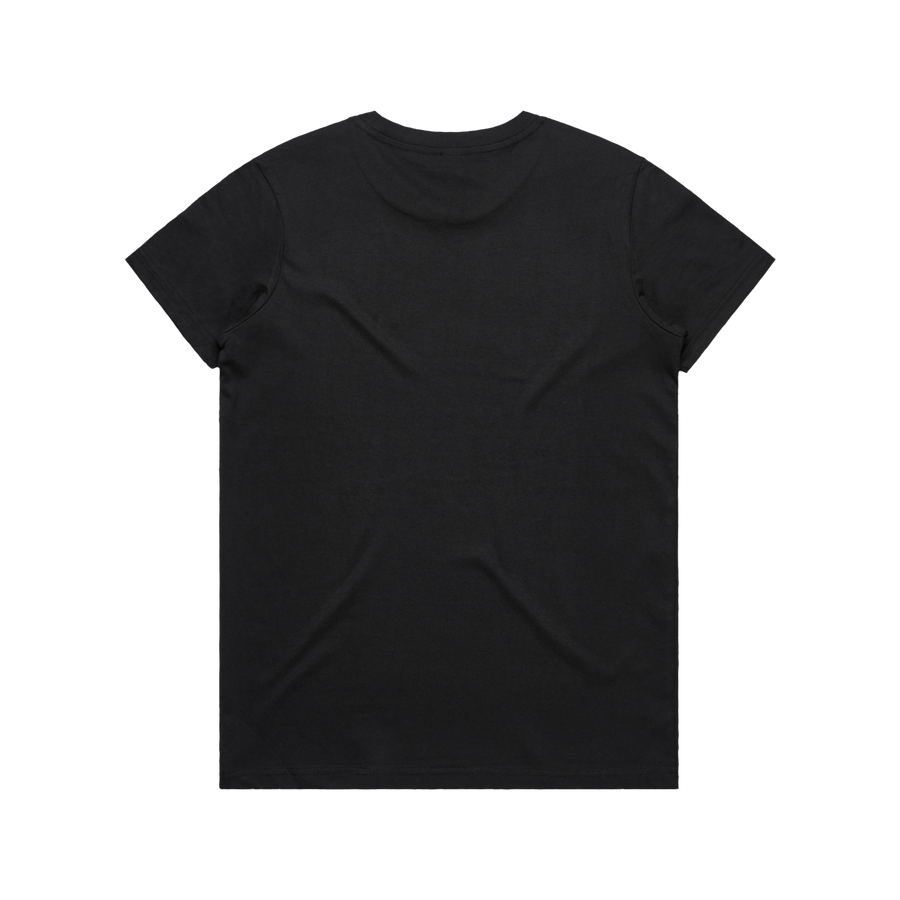 WITH YOU WOMEN’S BLACK TEE - WITH FAMILY