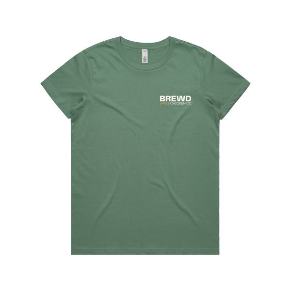 BREWD HAWT - IFTCS Women's Green Tee