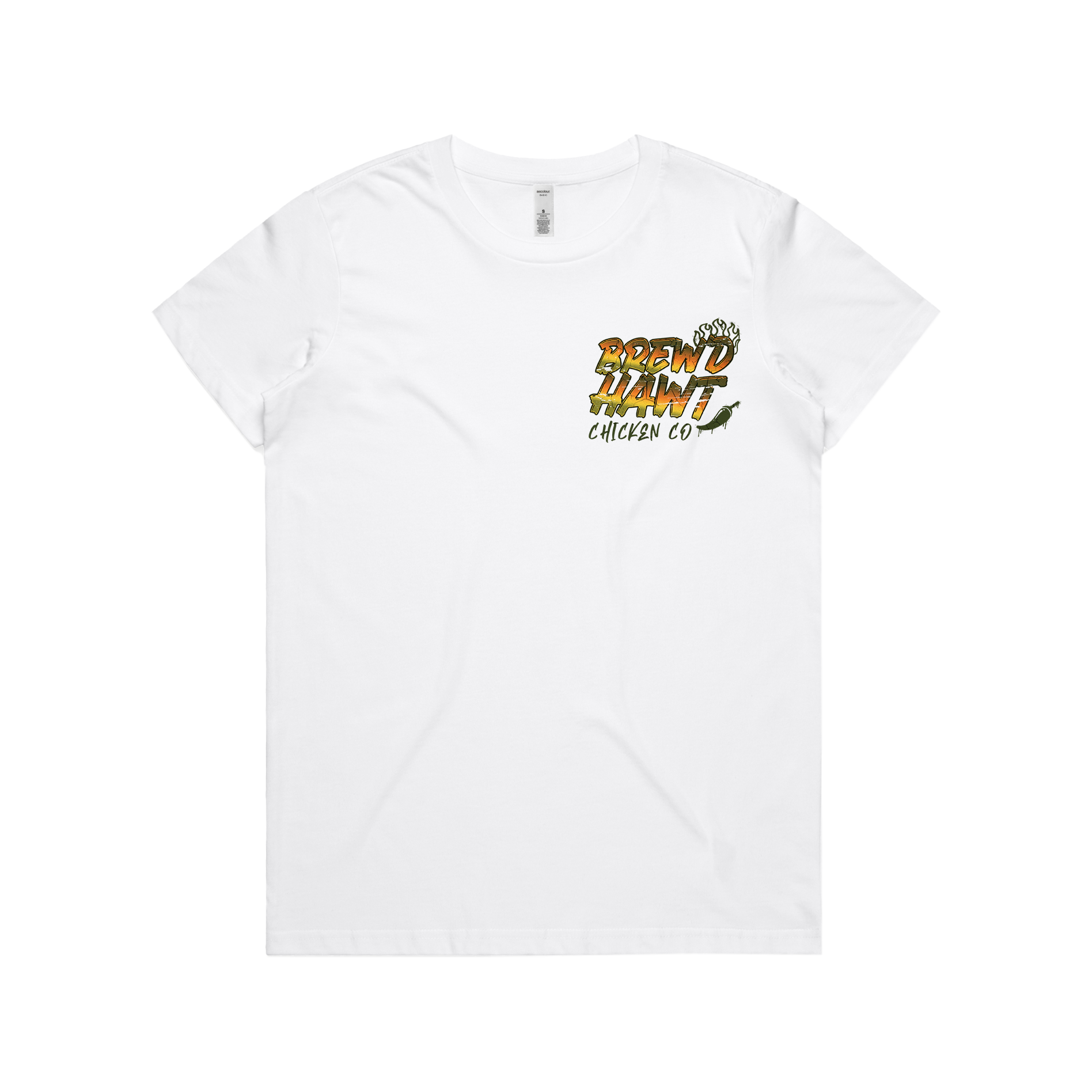 BREWD HAWT - SPICY Women's White Tee