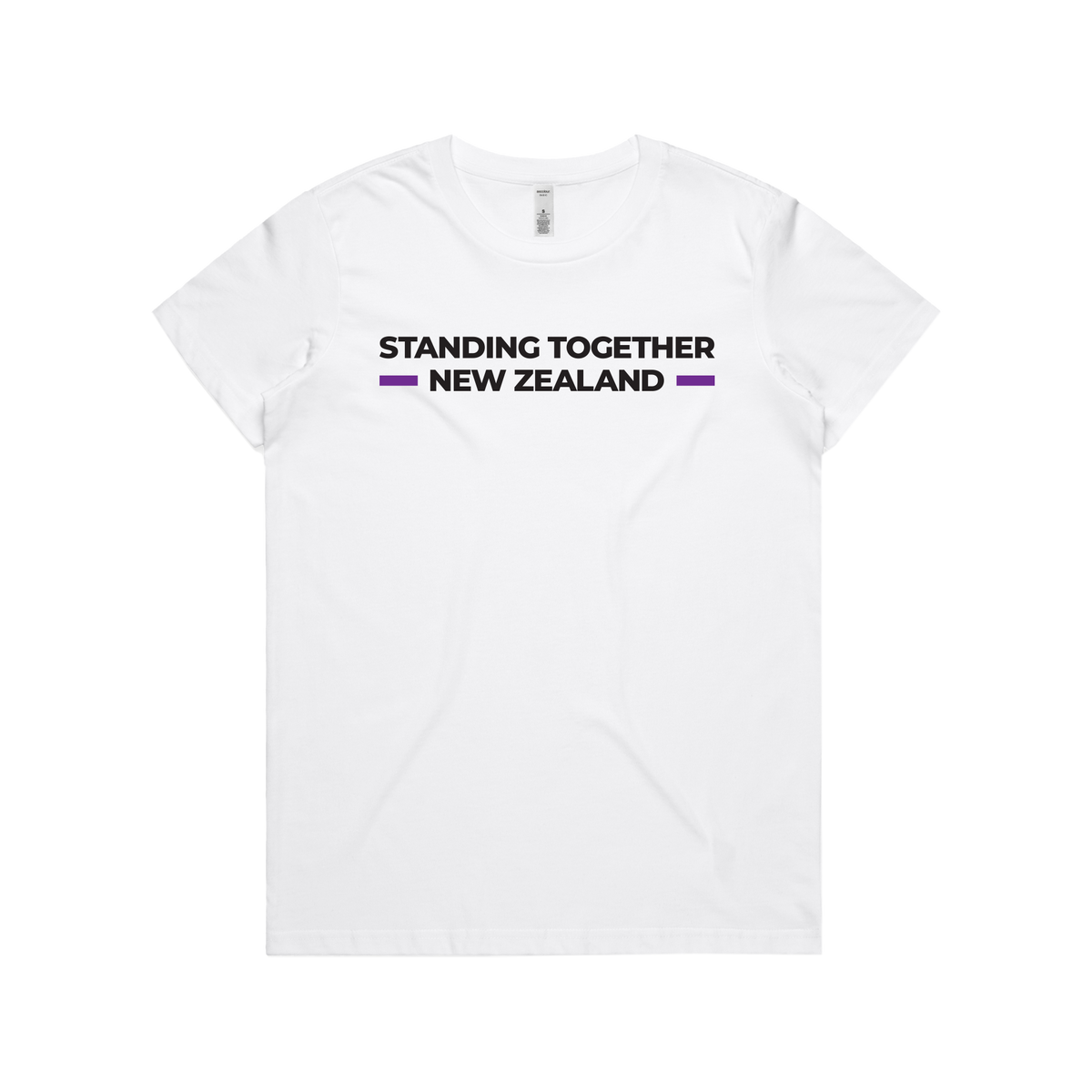 WITH YOU WOMEN’S WHITE TEE - STAND NZ