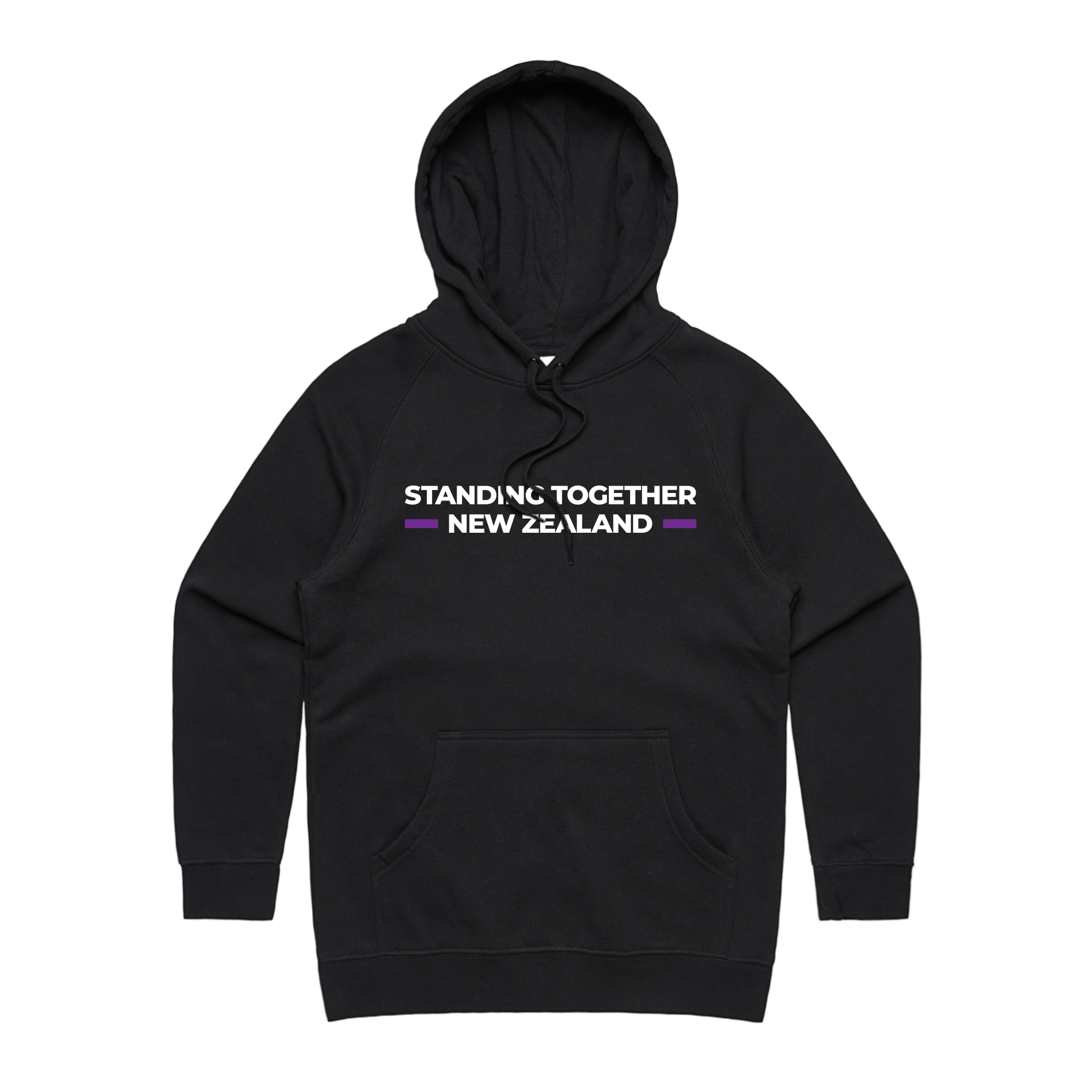 WITH YOU WOMEN’S BLACK HOODIE - STAND NZ