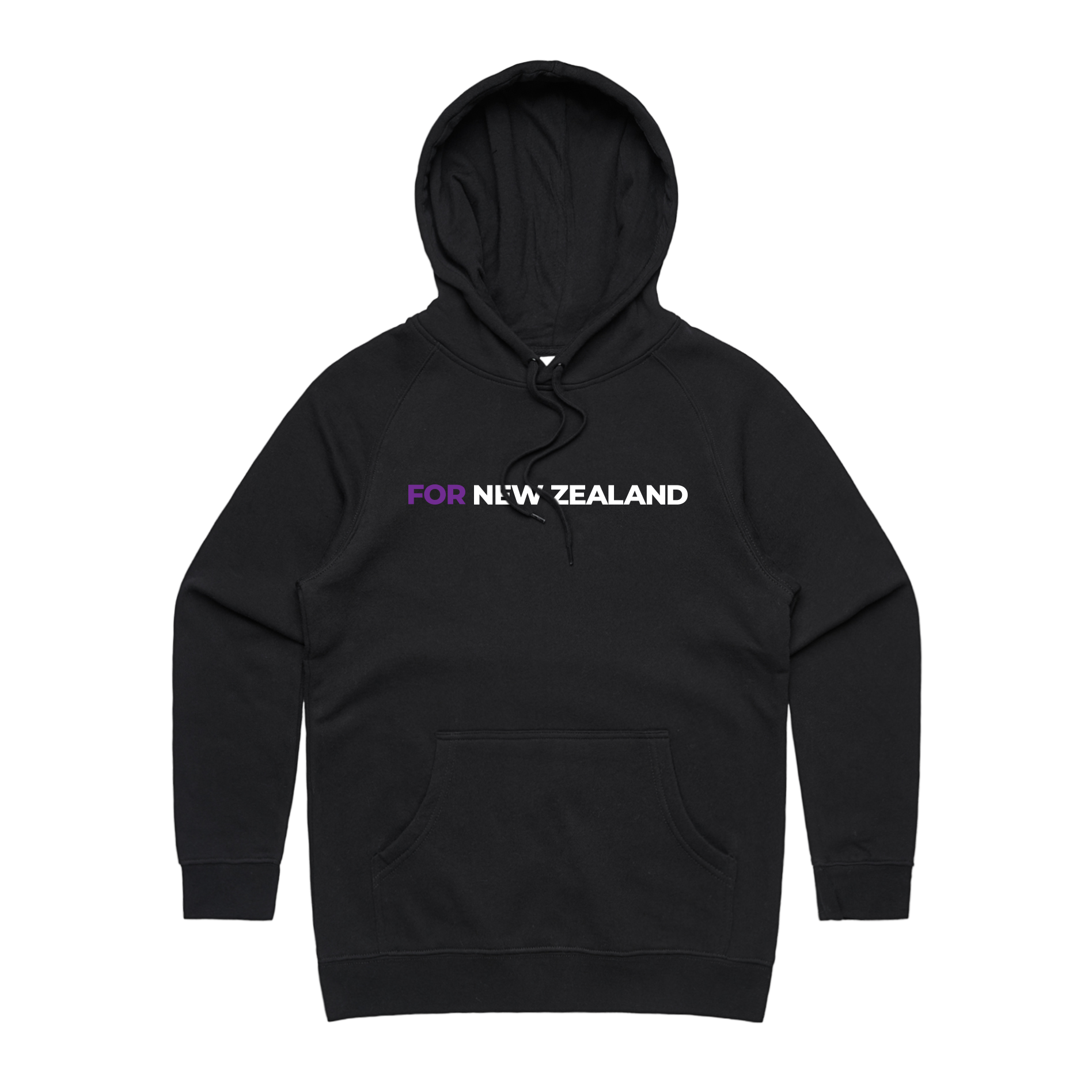 WITH YOU WOMEN’S BLACK HOODIE - FOR NZ