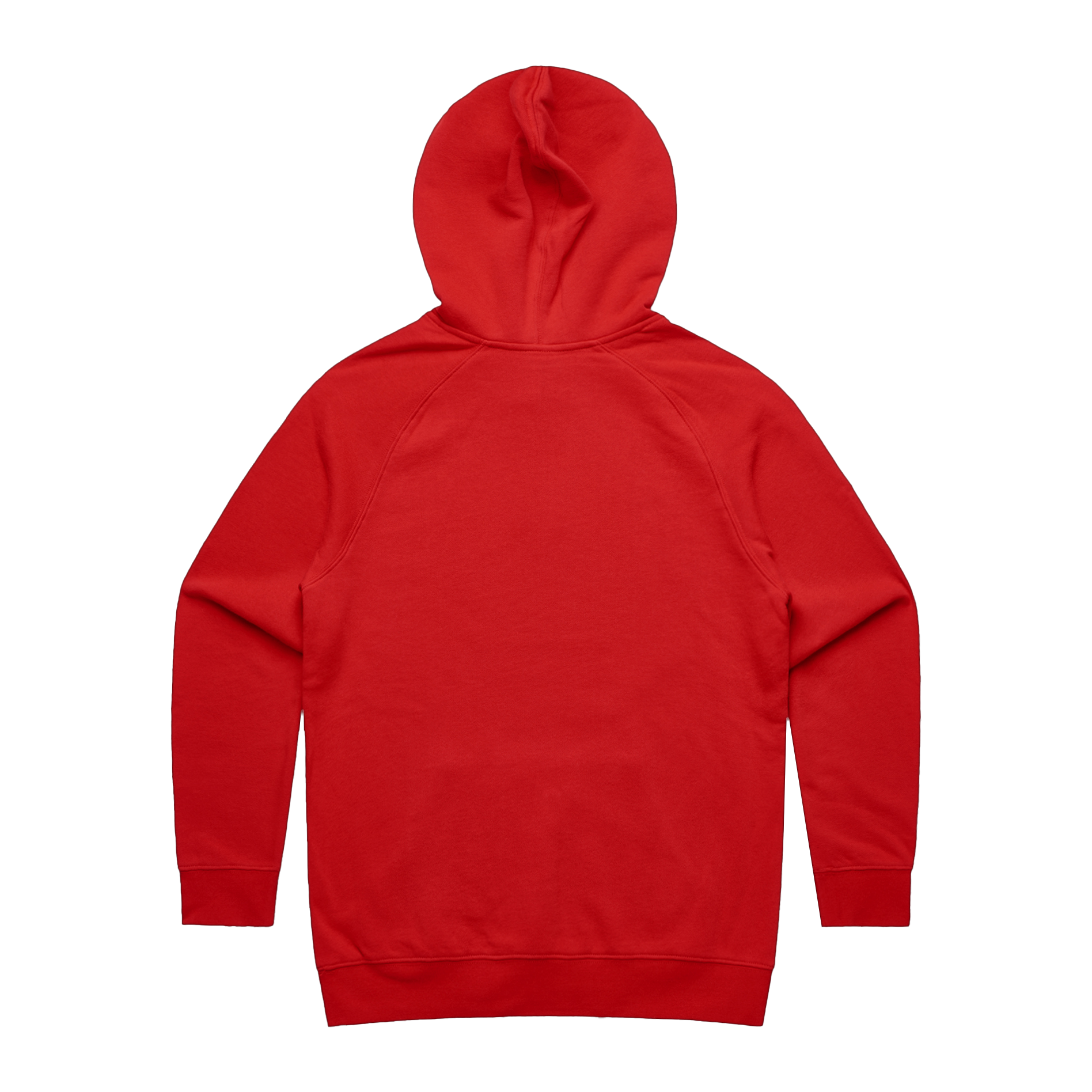 RLCA - Women's Red Hoodie - White Logo 1