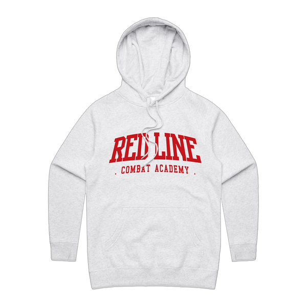 RLCA - Women's White Hoodie - Red logo 2
