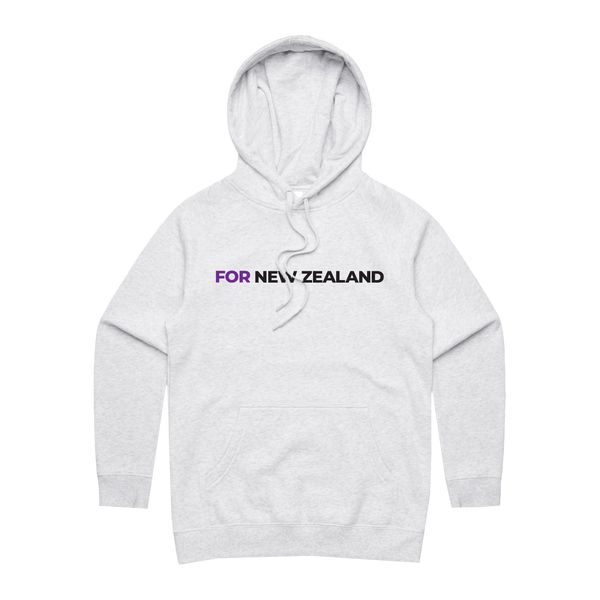WITH YOU WOMEN’S WHITE HOODIE - FOR NZ
