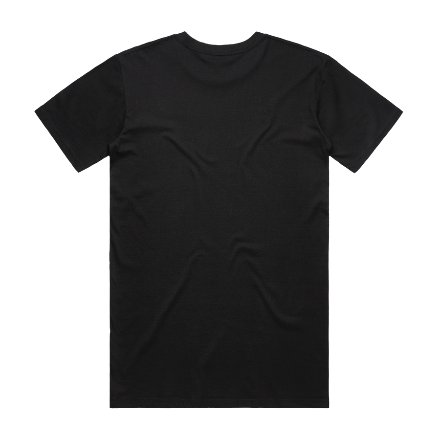 Amateur Team black AS Colour Staple Tee 5001, back view