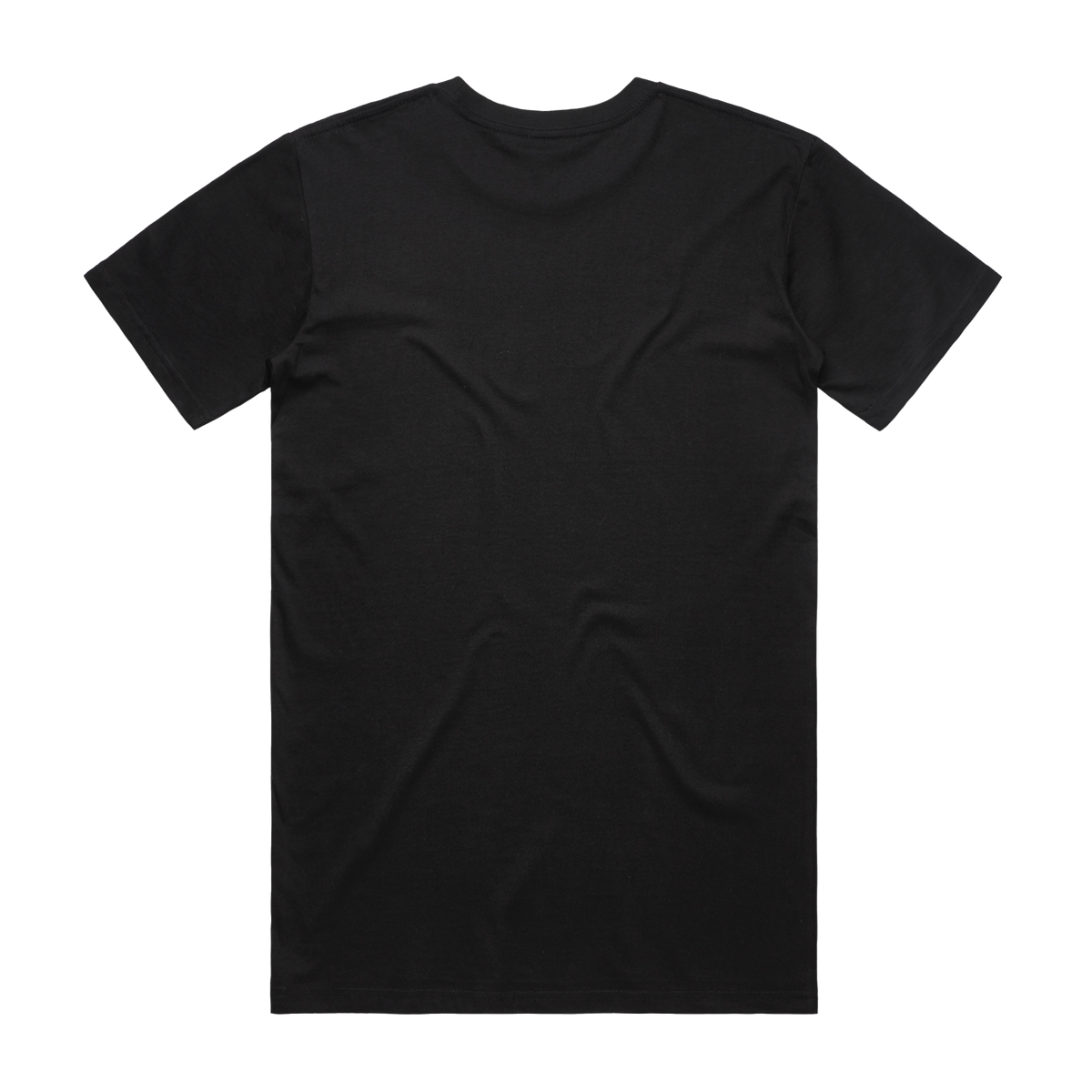 Black unisex T-shirt from Bream Bay Boxing featuring a simple design on the back.