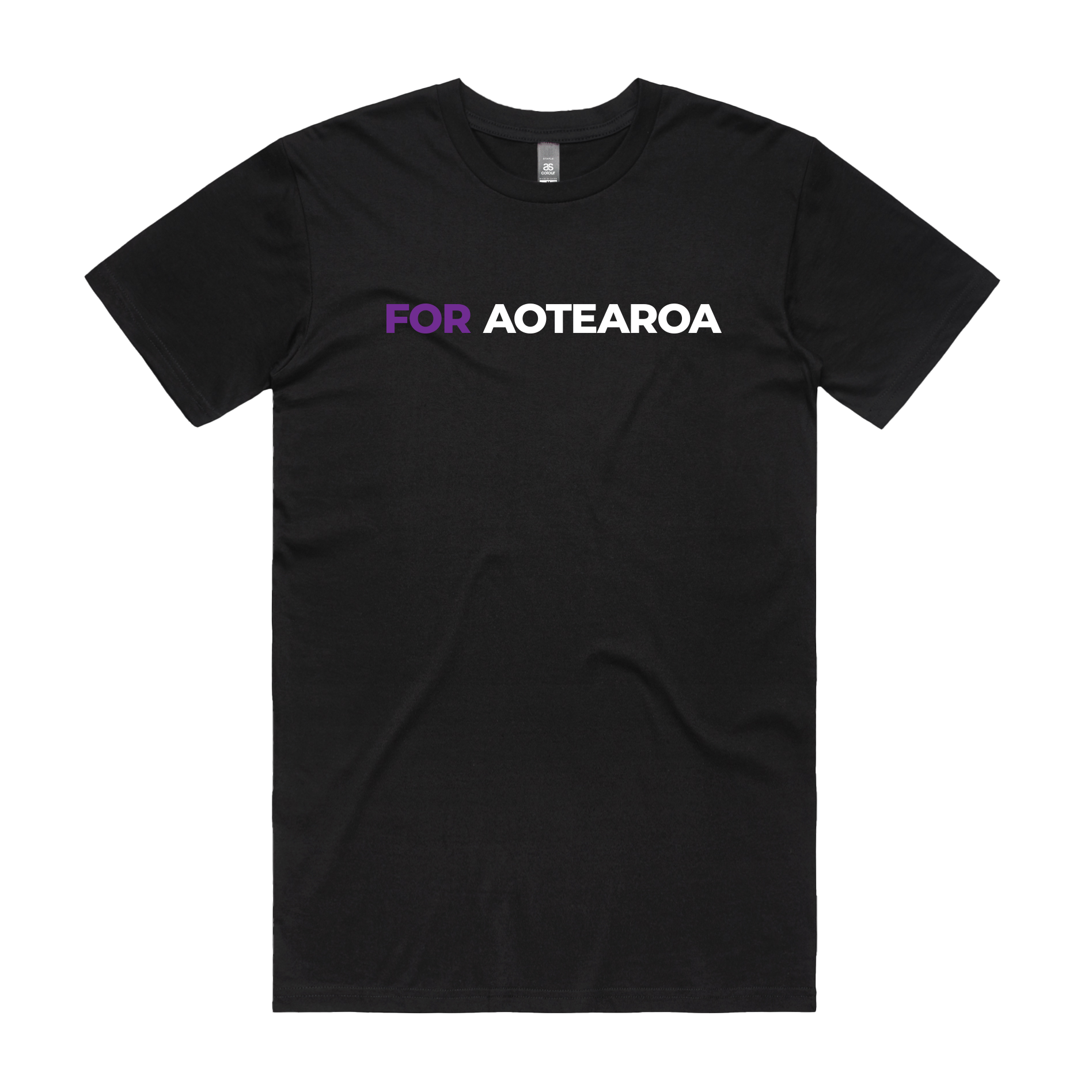 WITH YOU MEN’S BLACK TEE - FOR AOTEAROA
