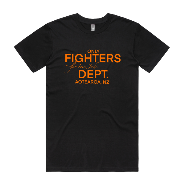 Only Fighters For Irie Jade - Men's Black Tee