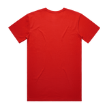 Black men's T-shirt from Red Line Combat Academy featuring "RLCA - Men's Fire Tee" logo on the back.