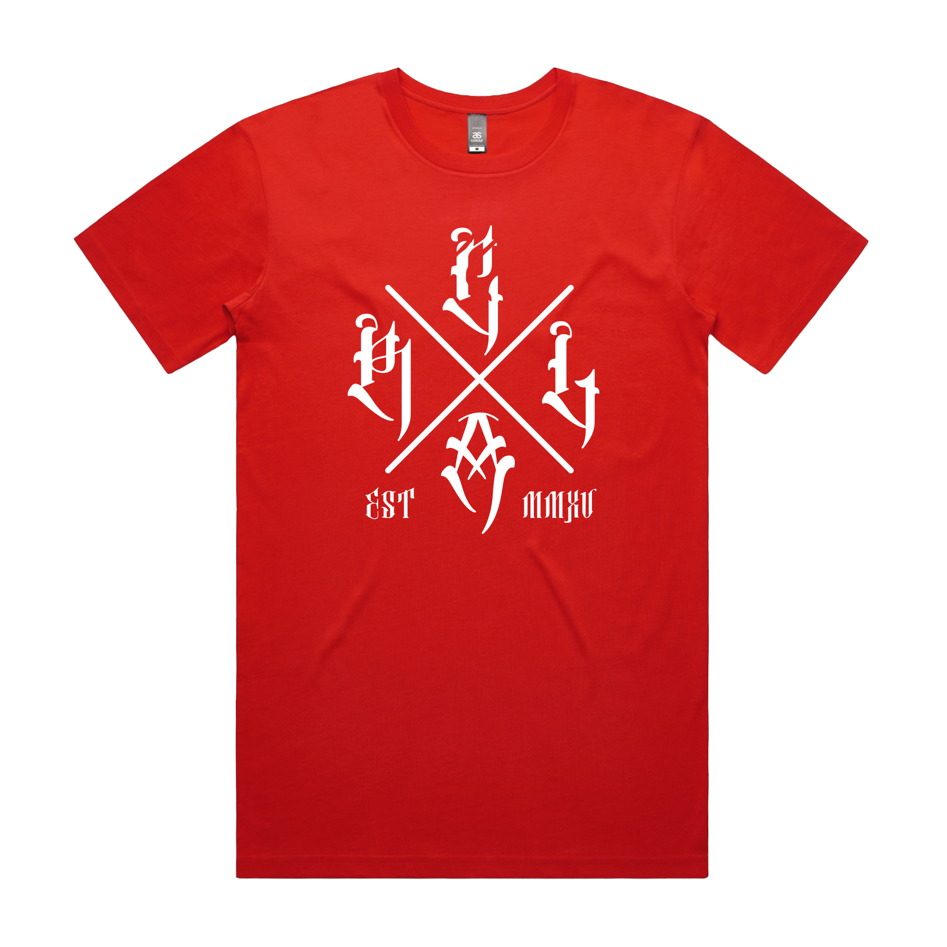 RLCA - Men's Fire Tee - The Cross (White)