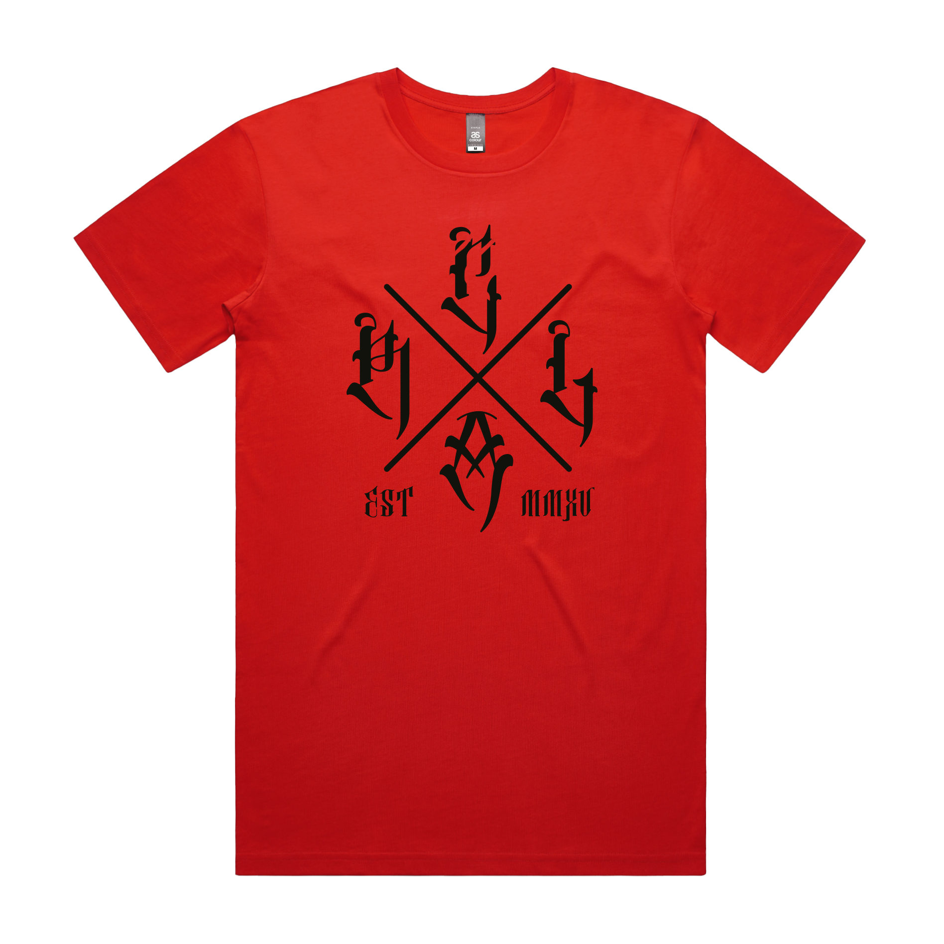 RLCA - Men's Fire Tee - The Cross (Black)