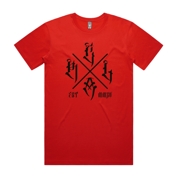 RLCA - Men's Fire Tee - The Cross (Black)